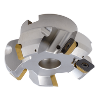 Smooth-running face milling cutter 45° 80x27mm, for 8 II SEMT13T3, IC